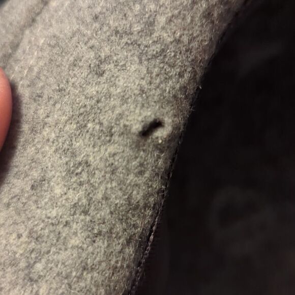 Jacki Vintage Grey Felt Asymetrical Brim Hat, derby - Picture 13 of 14